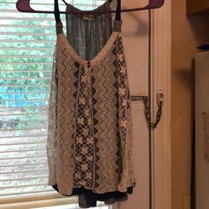 Rewind lace women’s tank top